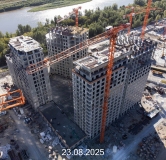 Ход строительства дома ГП-7 в ЖК Айвазовский City -