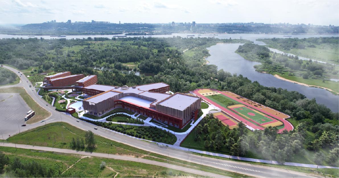 Нижегородцам показали ход строительства скандальной школы на Бору - фото 1