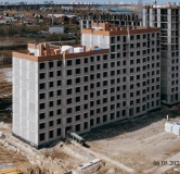 Ход строительства дома № 1492 (ГП-3) в ЖК Мятный -